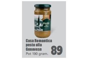 casa romantica pesto alla genovese