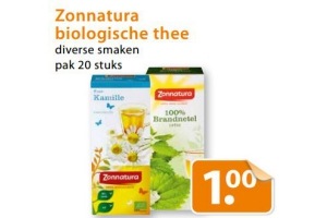 zonnatura biologische thee