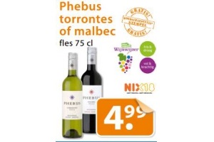 phebus torrontes of malbec