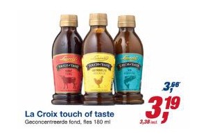 la croix touch of taste