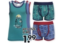 jongens singlet of boxer