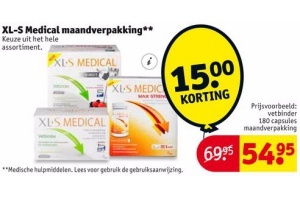 xl s medical maandverpakking