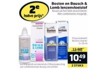 boston en bausch en amp lomb lenzenvloeistof