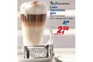 latte macchiato glas