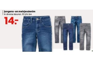 jongens en meisjesdenim