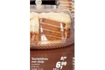 taartplateau met stolp
