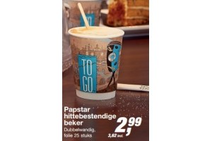 papstar hittebestendige beker
