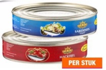 makreel of sardientjes in tomatensaus