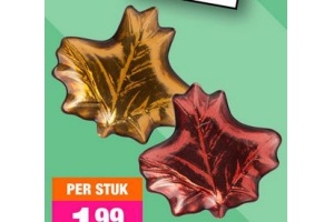 glasdecoratie blad