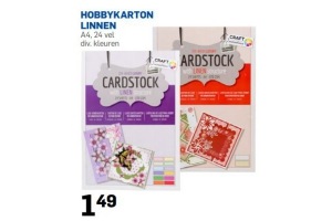 hobbykarton linnen