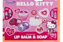 hello kitty nagellak parfmset of lipbalsem zeepset