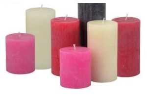 flame rustiek kaars