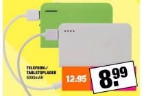 telefoon tabletoplader