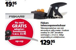 fiskars telescoopsnoeischaar