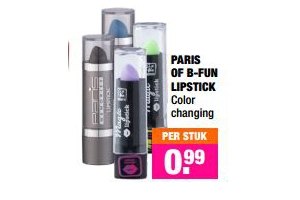 paris of b fun lipstick