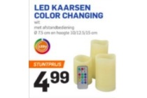 led kaarsen color changing