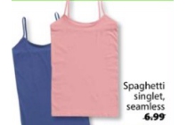 spaghette singlet seamless