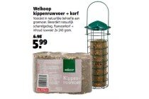 welkoop kippenruwvoer korf