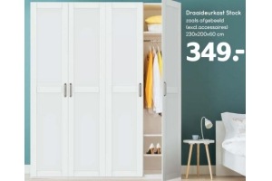 draaideurkast stock