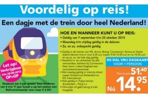 ns dal vrij dagkaart voor 1 persoon