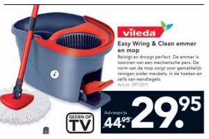 vileda easy wring and clean emmer en mop