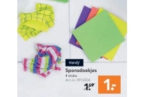 sponsdoekjes