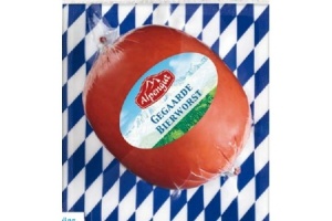 gegaarde bierworst