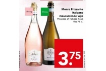 monre frizzante italiaans mousserende wijn