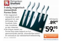 richardson sheffield 5 delig magnetisch messenblok forme dots