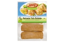 soto spinazie tofu rolletjes