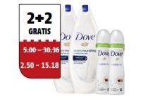 dove deodorant douche of bodylotion