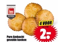 pure ambacht gevulde koeken