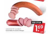 gekookte worst