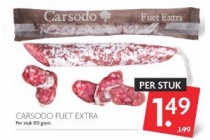 carsodo fuet extra
