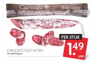 carsodo fuet extra