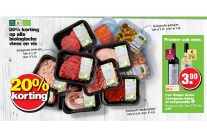 biologisch vlees en vis