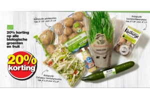 biologische groenten en fruit