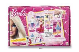 barbie aankleedset