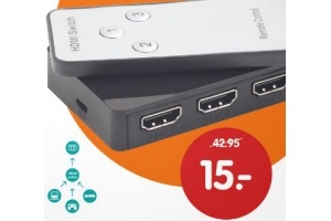 3 poorts hdmi switch afstandsbediening