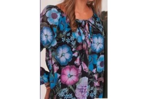 pescara top met bloemenprint