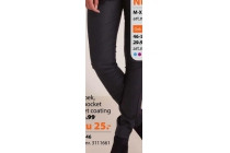 broek 5 pocket met coating