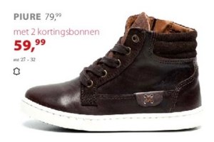 piure hoge schoenen man