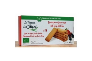 koekreep met rode fruitvulling