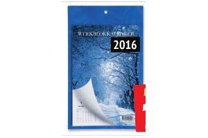 weekblokkalender 2016