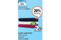 karby handdoek