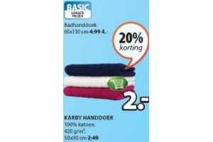karby handdoek