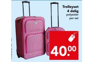 trolleyset 4 delig