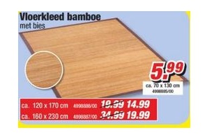 vloerkleed bamboe