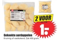 gekookte aardappelen
