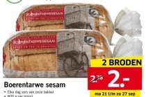 boerentarwe sesam